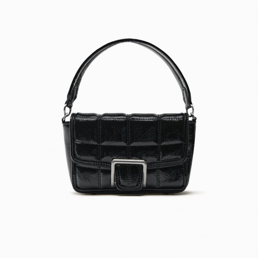 Zara Limited Edition Quilted Buckle Crossbody Bag